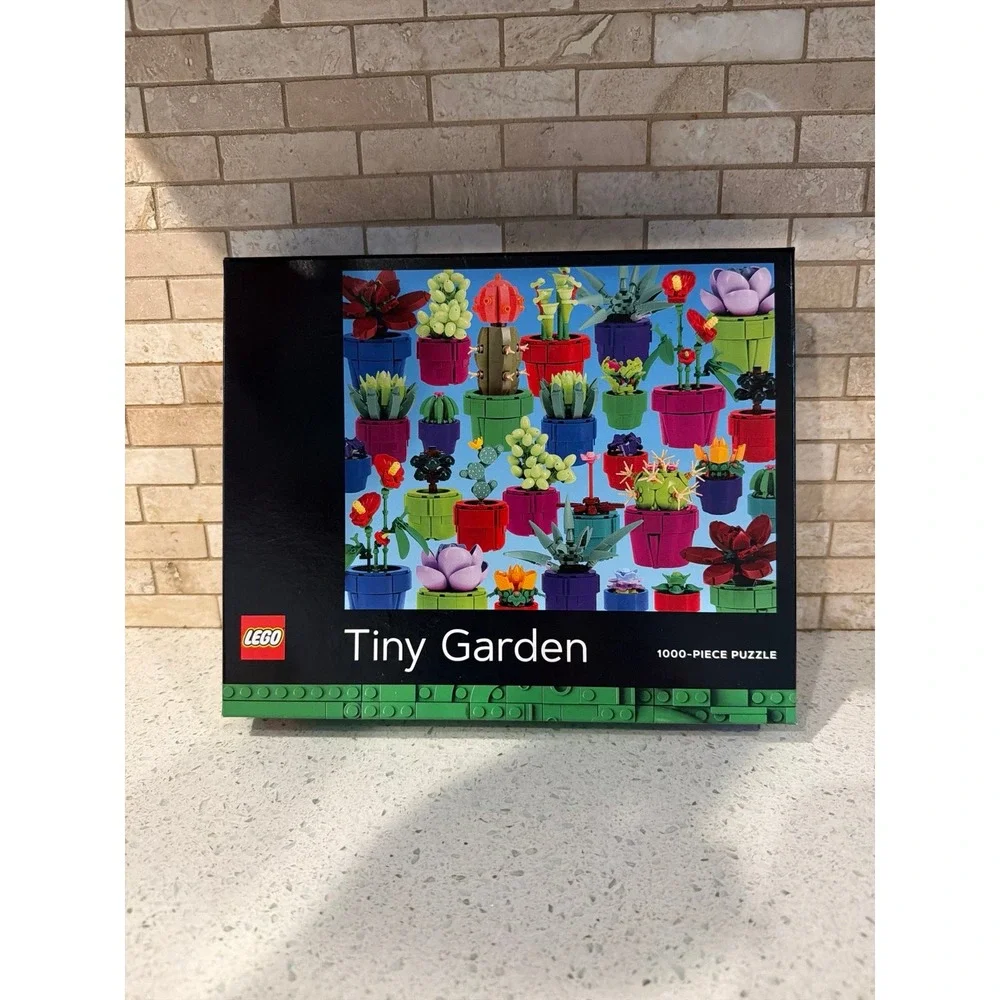 LEGO Tiny Garden 1000 Piece Puzzle Botanical Flowers Jigsaw Puzzle